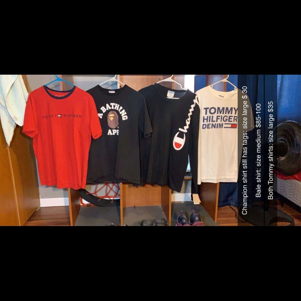 A few shirts